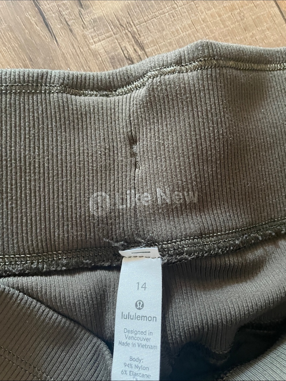 lululemon Olive Green Active jogger Leggings - Picture 2 of 2